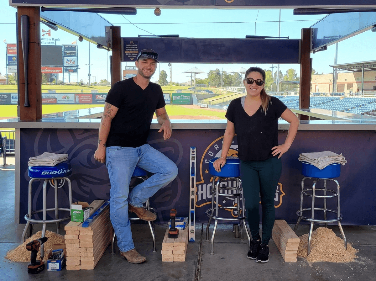 Megan and Jeremy, founders of Snapproof, the tool inventory app for solo contractors